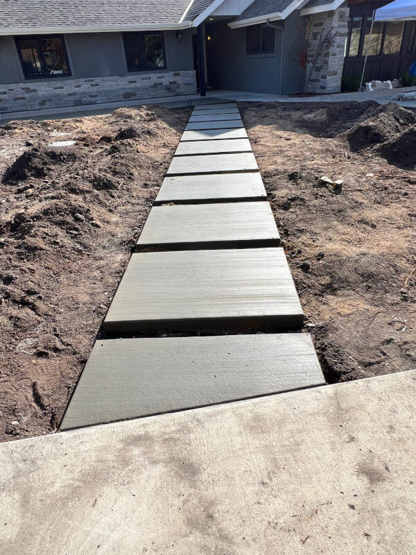 Concrete Brick Steps